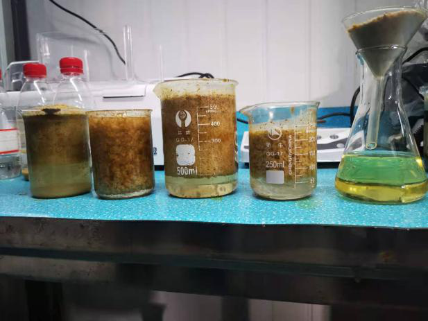 切削液廢水預(yù)處理試驗